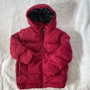 Zara Kids Red Puffer Jacket